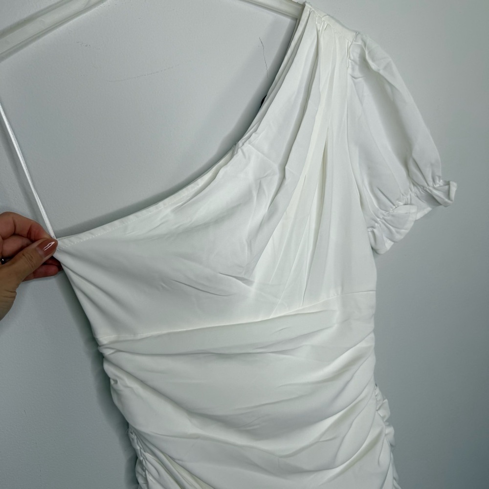 C15 Hello Molly Not Fair On Me White Dress Medium NWT - Picture 6 of 8